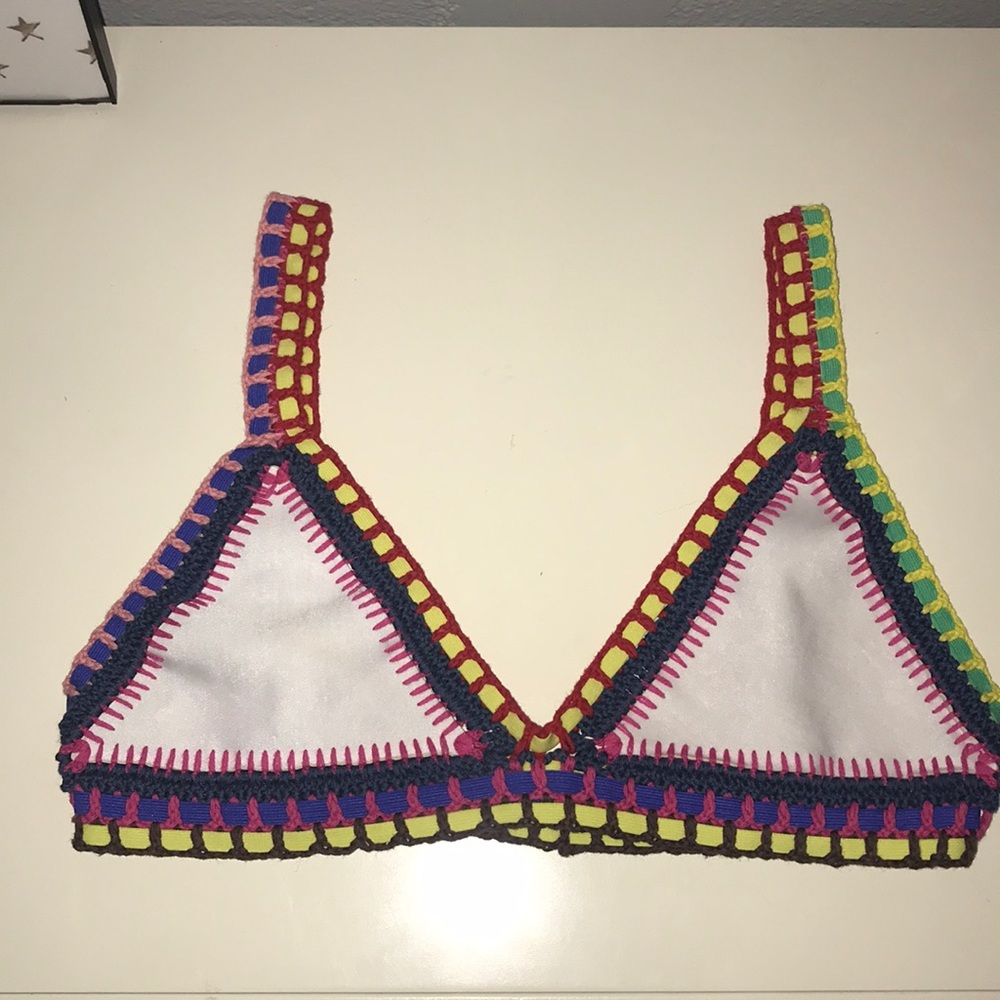 Triangle crochet bikini